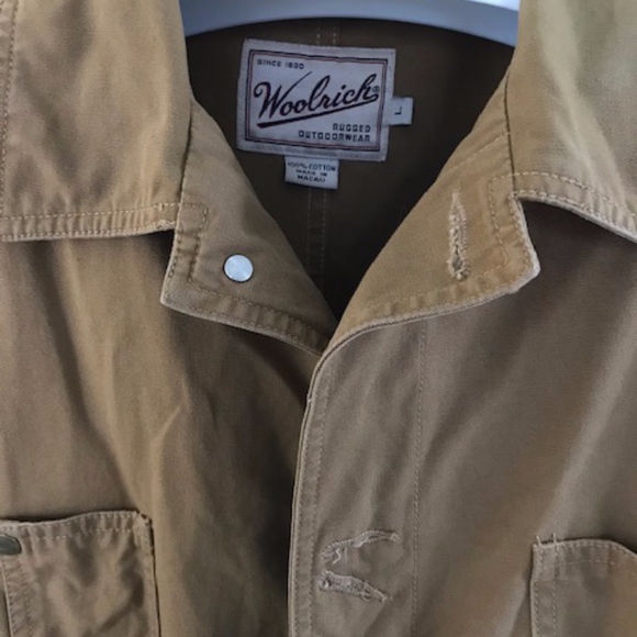 Vtg Woolrich Cotton Jacket - Picture 7 of 8